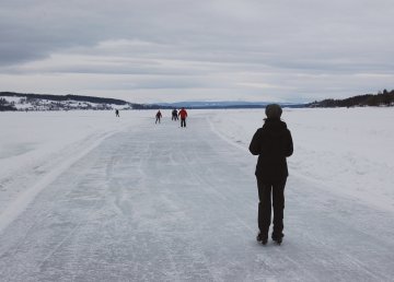 Annelie on thick ice